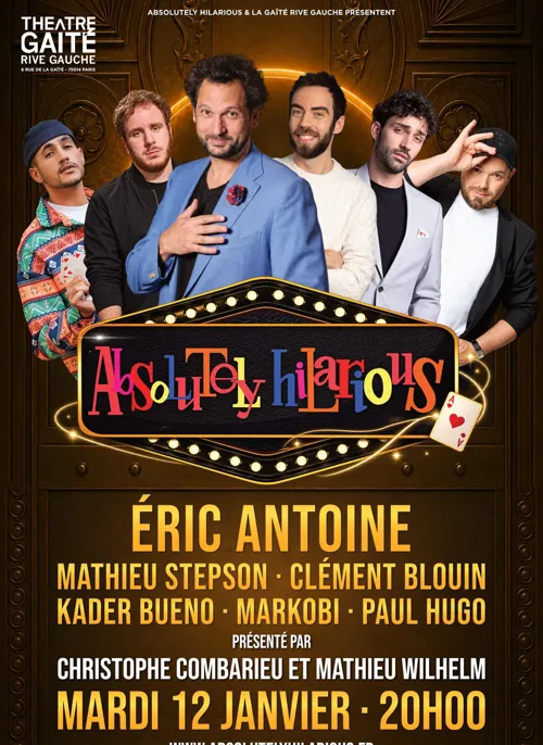 Affiche de Absolutely Hilarious avec Éric Antoine