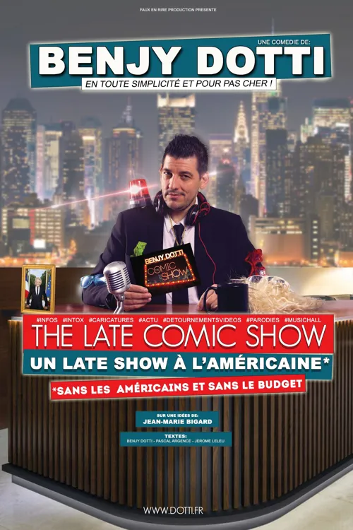 Affiche de Benjy Dotti dans The comic late show