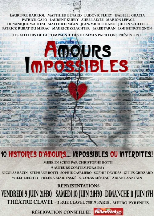 Affiche de Amours impossibles