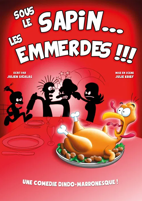 Affiche de Sous le sapin... Les emmerdes !!!