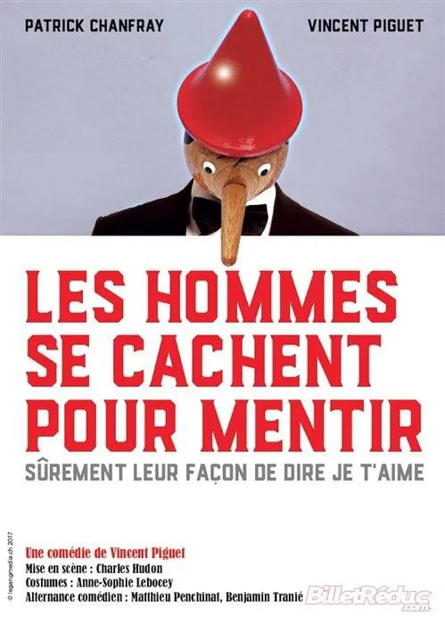 Affiche de Les hommes se cachent pour mentir