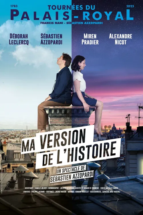 Affiche de Ma version de l'histoire | de et avec Sébastien Azzopardi