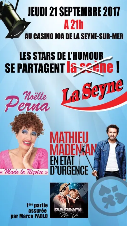 Affiche de Les Stars de l'Humour se partagent la Seyne