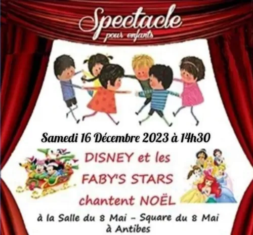 Affiche de Disney et les Faby' s Stars chantent Noel