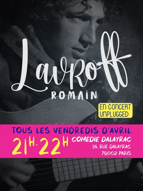 Affiche de Romain Lavroff | En concert