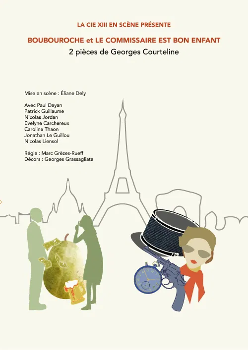 Affiche de Boubouroche et Le commissaire est bon enfant