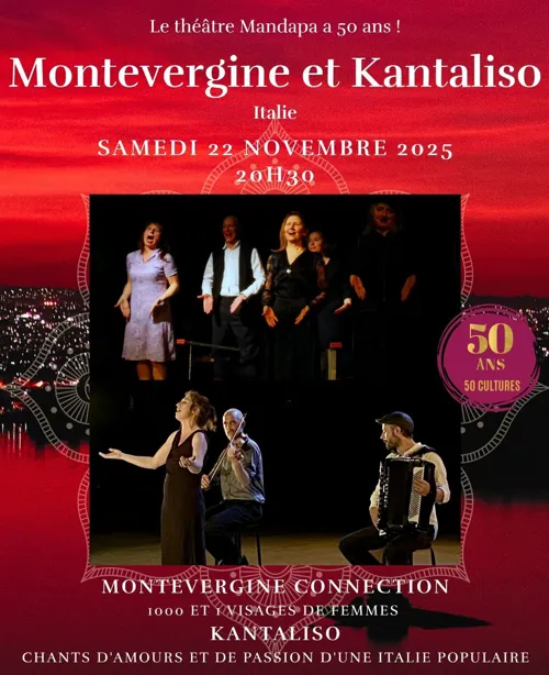 Affiche de Montevergine et Kantaliso - Italie
