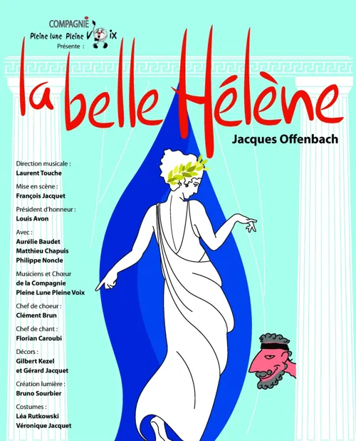 Affiche de La belle Hélène | d'après Jacques Offenbach