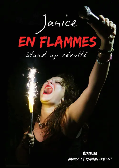 Affiche de Janice en Flammes dans Stand up révolté