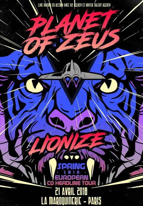 Affiche de Planet of Zeus + Lionize