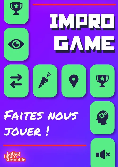 Affiche de Impro game
