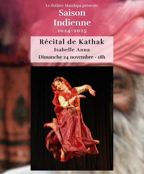 Affiche de Récital de Kathak - Danse indienne