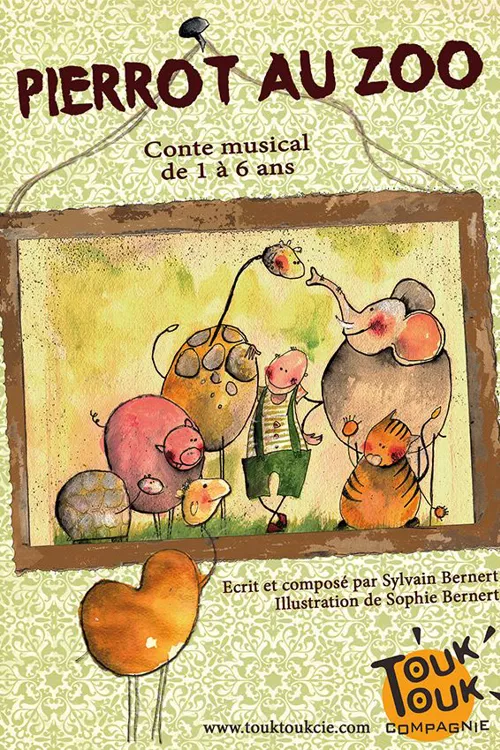 Affiche de Pierrot au zoo