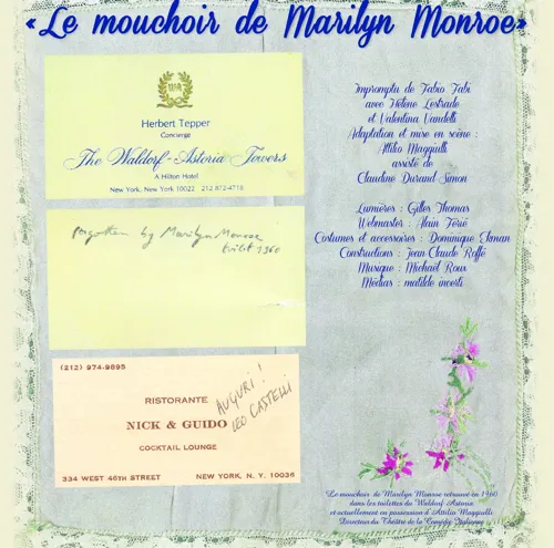 Affiche de Le mouchoir de Marilyn Monroe