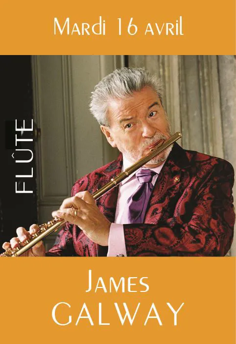 Affiche de Masterclass de flûte avec James Galway