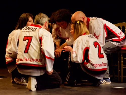 Photo 4 de Match d'impro : Improchez-Vous vs Vitraux Glycérines