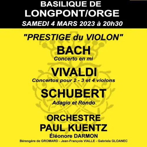 Affiche de Orchestre Paul Kuentz : Prestige du violon