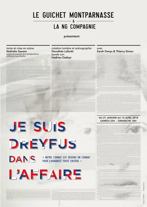 Affiche de Je suis Dreyfus dans l'Affaire