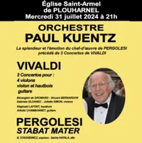 Orchestre Paul Kuentz : Vivaldi / Pergolesi | Plouharnel - 