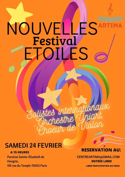 Affiche de Festival nouvelles étoiles