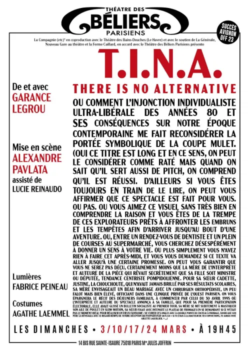 Affiche de T.I.N.A : There is no alternative