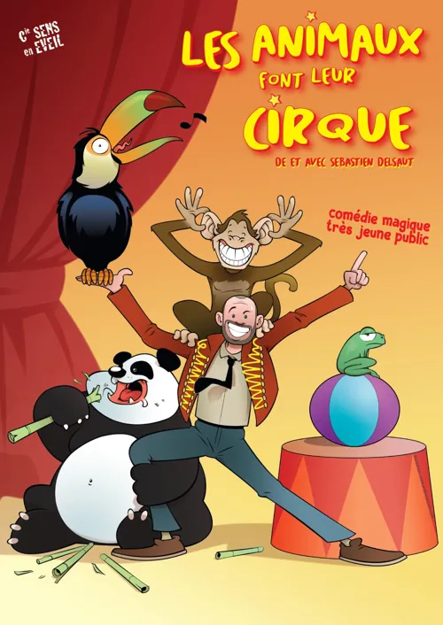 Affiche de Les animaux font leur cirque