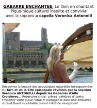 Gabarre Enchantée : un air d'opéra au fil de l'eau - 