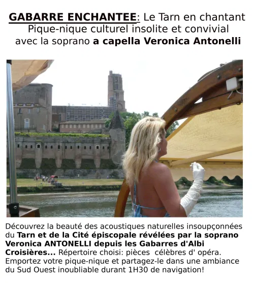 Affiche de Gabarre Enchantée : un air d'opéra au fil de l'eau