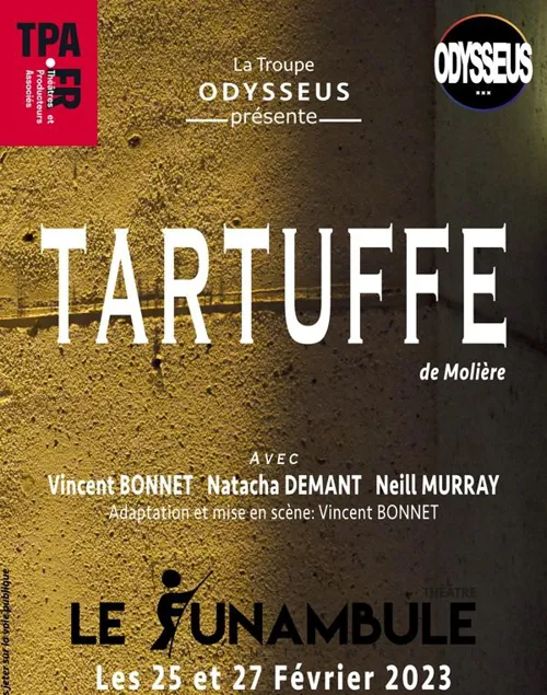 Affiche de Le Tartuffe à 3 comédiens