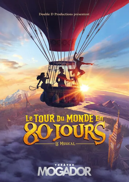 Affiche de Le Tour du Monde en 80 jours, le musical