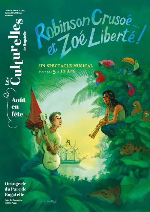 Affiche de Robinson Crusoé et Zoé Liberté !
