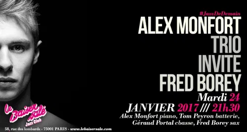 Affiche de Alex Monfort Trio invite Fred Borey | #JazzDeDemain