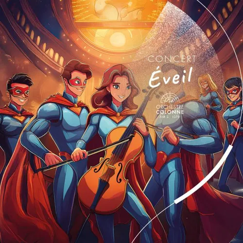 Affiche de Concert-éveil : Les 6 Fantastiques
