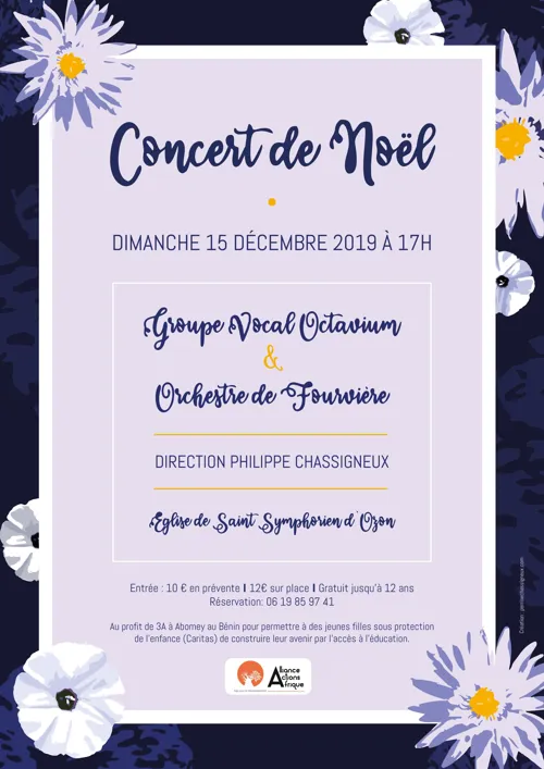 Affiche de Concert de Noël