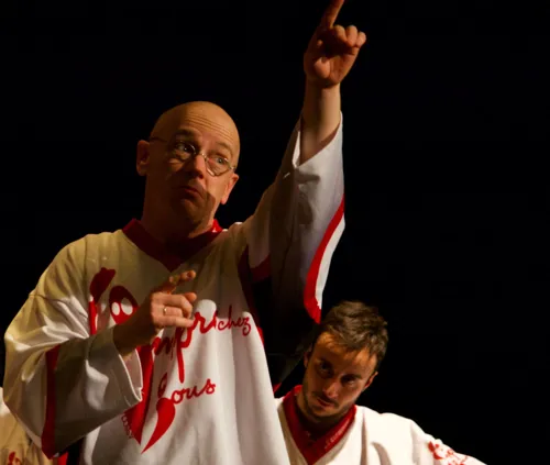 Photo 1 de Match d'impro : Improchez-Vous vs Vitraux Glycérines