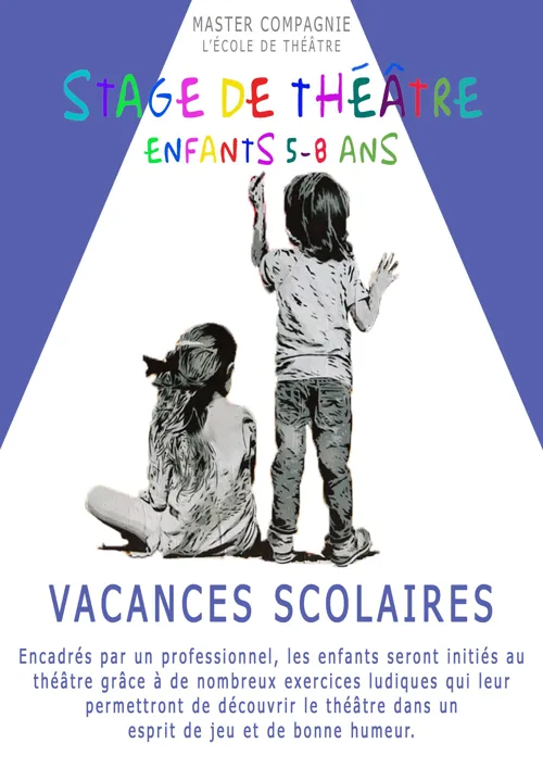Affiche de Stage de théâtre pour enfants