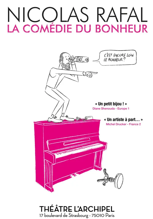Affiche de Nicolas Rafal dans La comédie du bonheur !
