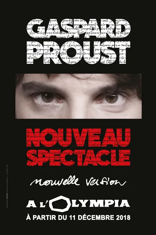Affiche de Gaspard Proust | Nouveau Spectacle (nouvelle version)