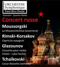 Concert Russe : Moussorgski / Rimski-Korsakov / Glazounov / Tchaïkovski - 
