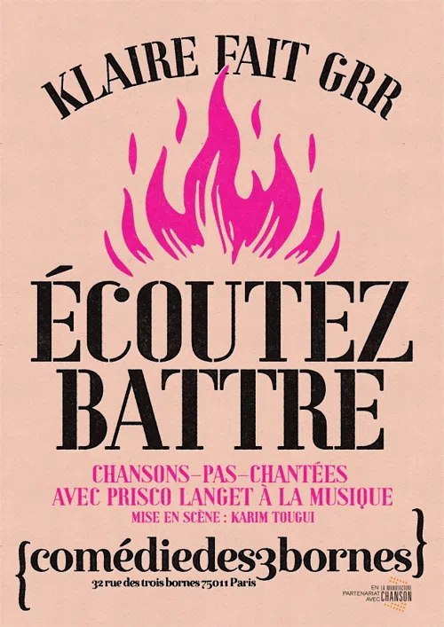 Affiche de Klaire fait Grr dans Ecoutez battre