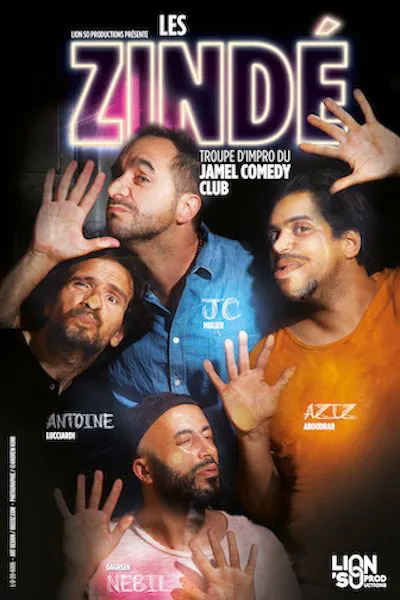 Affiche de Les Zindé : Troupe d'impro du Jamel Comedy Club