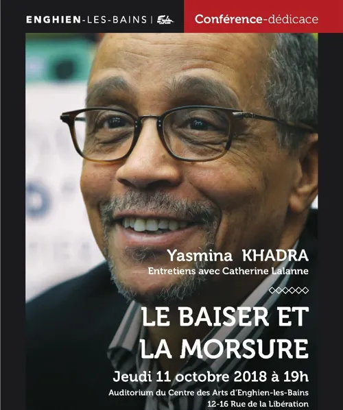 Affiche de Conférence-dédicace de Yasmina Khadra