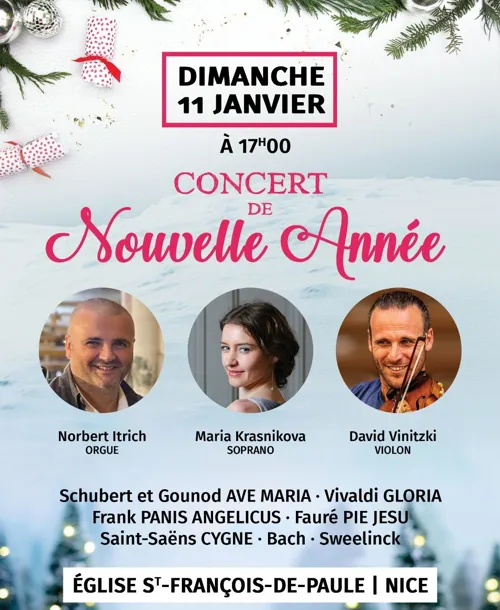 Affiche de Concert de Nouvelle Année