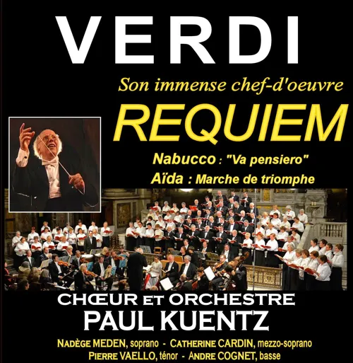 Affiche de Verdi requiem nabucco - Aida - Marche de triumphe