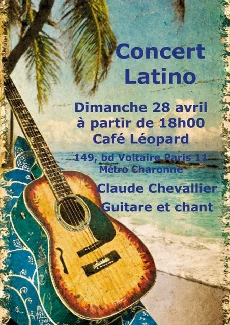 Affiche de Concert Latino