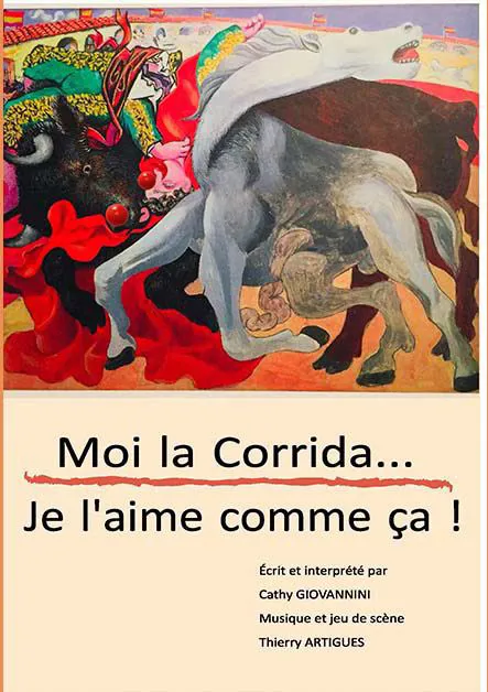 Affiche de Cathy Giovannini dans Moi la corrida je l'aime comme ça !