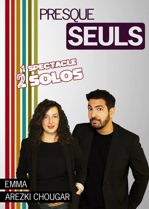 Affiche de Emma et Arezki Chougar dans Presque Seuls