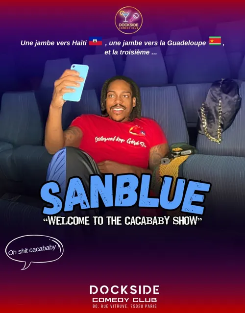 Affiche de Sanblue dans Welcome to the Cacababy Show