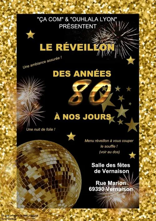 Affiche de Des Années 80 à aujourd'hui | Réveillon 2023