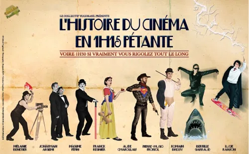Affiche de L'Histoire du Cinéma en 1H15 Pétante